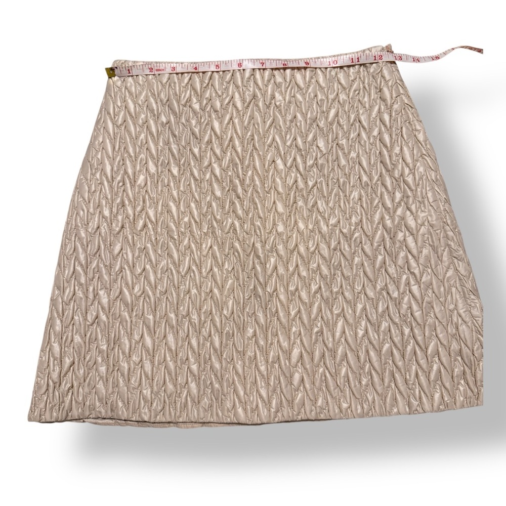 MIU MIU Matelassé Quilted Mini Skirt - Picture 6 of 8